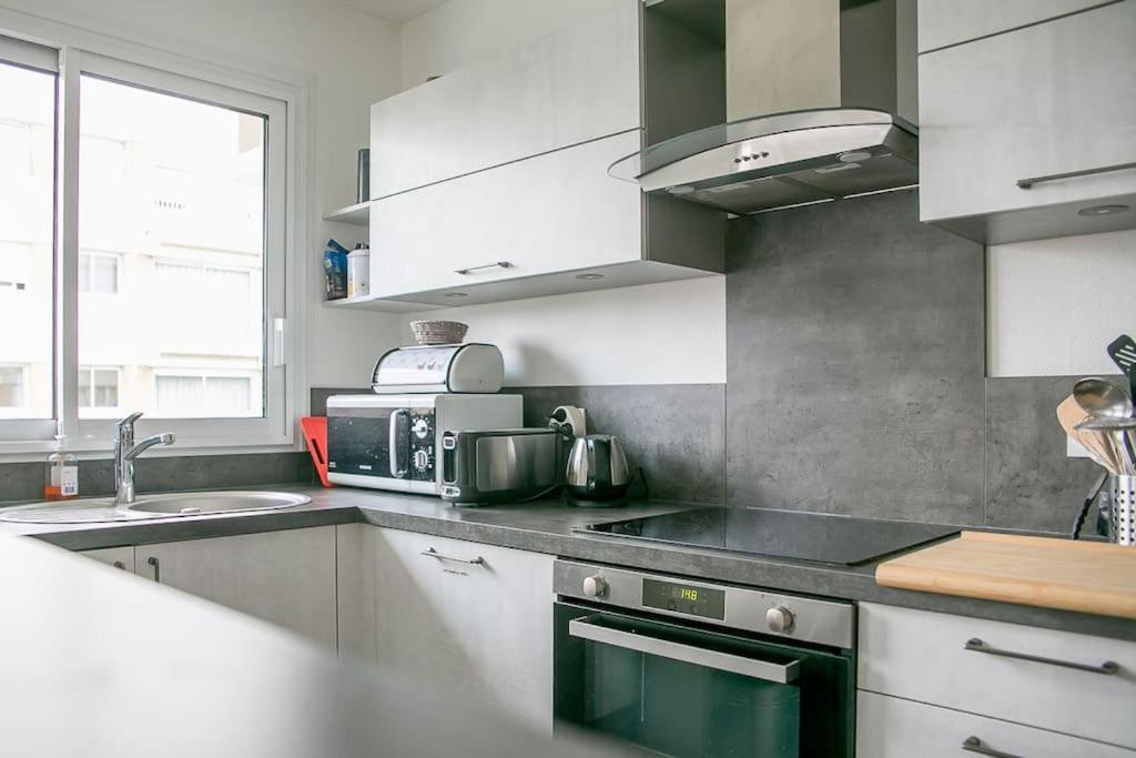 Апартаменты Appt Agreable Avec Balcon Au Sud-Ouest De Кан Экстерьер фото
